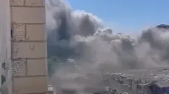 ببینید؛ اسرائیل برج نور غزه را با خاک یکسان کرد