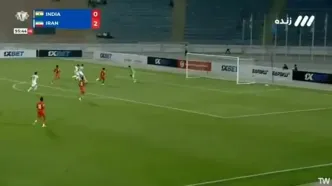 ویدیو: گل سوم ایران به هند توسط مهدی طارمی