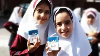 شیر رایگان در این مدارس توزیع می‌شود