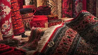 کاهش ۴۰ میلیون دلاری صادرات فرش ایرانی