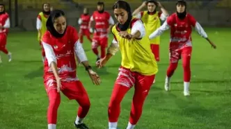 تمرین زنان پرسپولیس برای اولین برد لیگ برتری