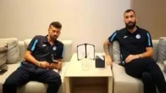 گردنبند خاص رامین رضاییان در سفر به دبی