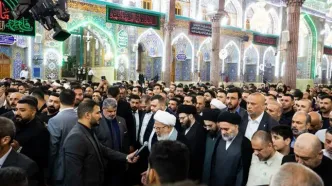 تشییع پیکر همسر مکرم آیت الله العظمی سیستانی/تصاویر