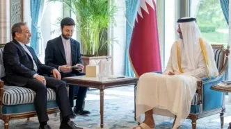 دیدار عراقچی با امیر قطر در دوحه