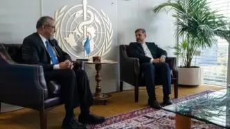 دیدار معاون وزیرخارجه ایران با مدیرکل سازمان بهداشت جهانی