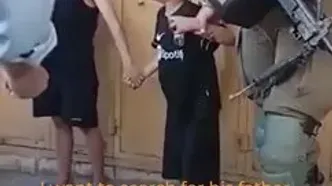 بازداشت دو کودک فلسطینی توسط سربازان اسرائیلی