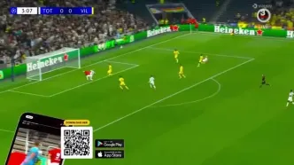 ویدیو: گل اول تاتنهام به ویارئال با گل به خودی جونیور