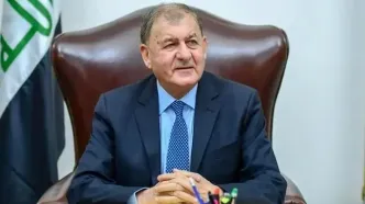رئیس جمهور عراق موضع ایران برابر سلاح هسته‌ای را اعلام کرد