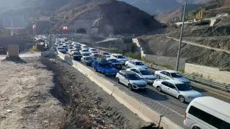 جاده چالوس بسته ‌شد
