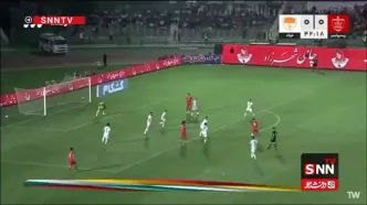 گل اول پرسپولیس به فولاد خوزستان توسط علی‌پور
