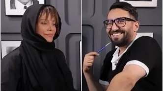چشمک مجری به شراره رخام هنگام مصاحبه؛ ماجرا چه بود؟