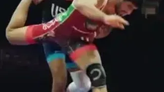 ببینید؛ ادبیات نامناسب کشتی‌گیر آمریکایی علیه  قاسم‌پور: کوچک به نظر می‌رسد!