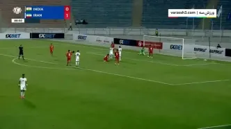 ویدیو: گل دوم ایران به هند توسط علی علیپور