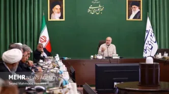 نشست شورای هماهنگی مجلس با حضور قالیباف