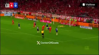 ویدیو: گل پنجم بایرن مونیخ به هامبورگ توسط هری کین