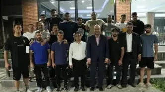 بازدید دبیر کل کمیته ملی المپیک از اردوی تیم ملی کشتی فرنگی