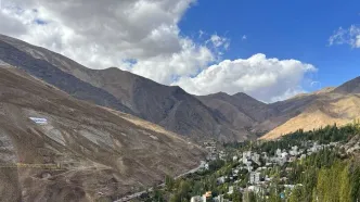 حال و هوای زیبای دربندسر تهران بعد از یک شب بارانی