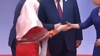 خودداری همسر نخست‌وزیر مالزی از دست دادن با شی جین پینگ
