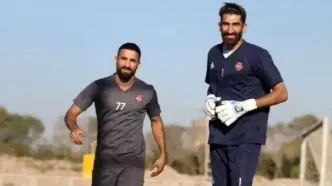 حمایت بیرانوند از مهرداد محمدی: حرف نداری!