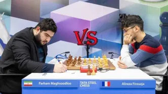 نبرد دیدنی پرهام مقصودلو و علیرضا فیروزجا در سوییس