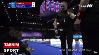 «آذرپیرا» حریف مکار را گرفت و برد امیرعلی به مدال امیدوارمان کرد