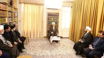 دیدار وزیر میراث‌فرهنگی با آیت‌الله مکارم شیرازی/ تاکید بر توسعه گردشگری مذهبی و صیانت از میراث‌فرهنگی قم