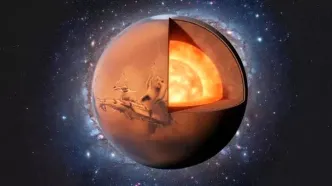 کاوشگر ناسا رازی غیرمنتظره را در هسته مریخ کشف کرد!