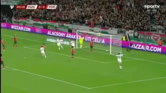 ویدیو: گل اول مجارستان به پرتغال توسط وارگا