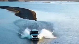 چالش نفس‌گیر راننده اوبر با جزر و مد