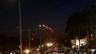 ماجرای شی نورانی در آسمان برخی استان‌ها+عکس
