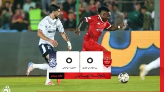 خلاصه بازی پرسپولیس 0 _ ملوان 0 + ویدئو