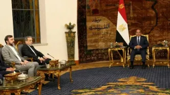 دیدار وزیر امور خارجه با رئیس‌جمهور مصر