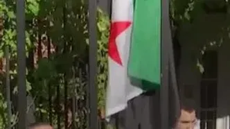 لحظه تاریخی بازگشایی سفارت سوریه در واشنگتن پس از ۱۱ سال