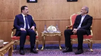 دیدار پزشکیان با السودانی در قطر