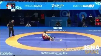 کشتی کامران قاسم‌پور در قهرمانی جهان