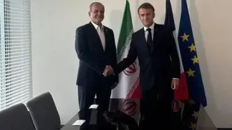 پزشکیان و مکرون دیدار کردند