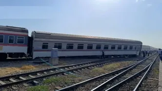 حادثه در مشهد؛ قطار از ریل خارج شد