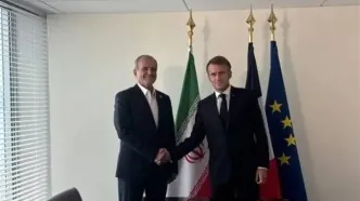 پزشکیان و مکرون دیدار کردند