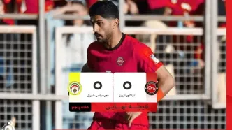 خلاصه بازی تراکتور 0 - فجر 0 + ویدئو