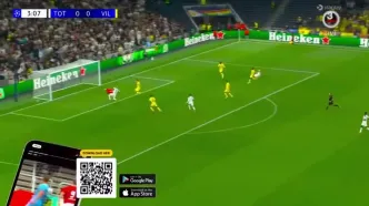 ویدیو: گل اول تاتنهام به ویارئال با گل به خودی جونیور