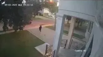 فیلم فرار سارق در حمله به منزل یک پزشک ایرانی در تورنتو