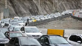 ترافیک سنگین در جاده‌های گیلان؛ صف ۱۵ کیلومتری در مسیر خرو
