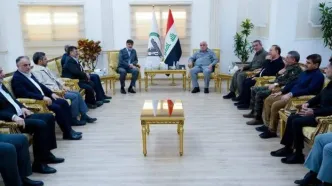 ملاقات فرمانده الحشد الشعبی با سردار رادان در بغداد
