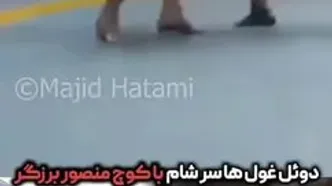 محراب فاطمی و علیرضا حیدری روی تشک سرشاخ شدند