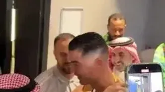 رونالدو دوباره عبای عربی پوشید