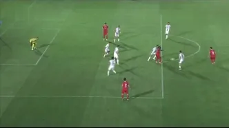 گل اول پرسپولیس به فولاد توسط علیپور + ویدئو