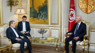دیدار وزیر امور خارجه با رئیس‌جمهور تونس