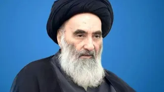 آیت‌الله سیستانی عزادار شد