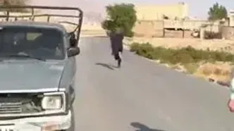 سارق زورگیر در کمتر از یک ساعت در داراب دستگیر شد