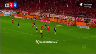 ویدیو: گل پنجم بایرن مونیخ به هامبورگ توسط هری کین